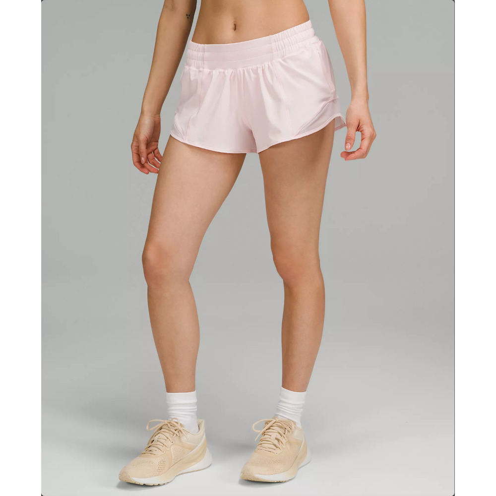 Lululemon Hotty Hot LR 2.5" Strawberry Milkshake Size 6